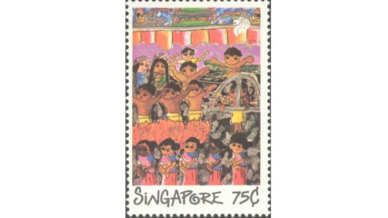 Singapore Thaipusam Stamp