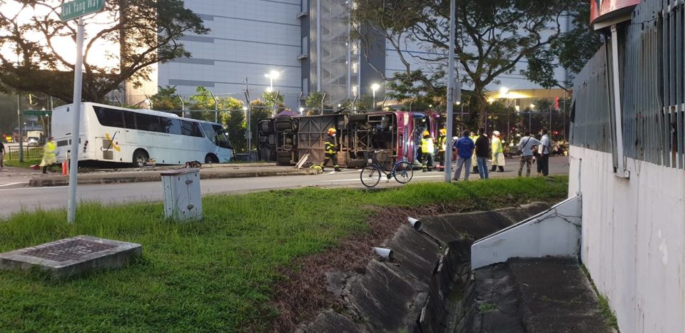 fatal bus crash Joo Koon death hospital