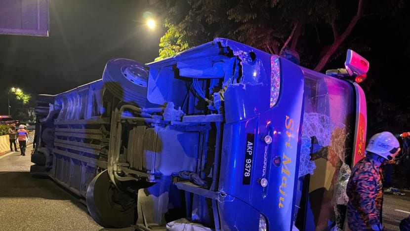 Malaysia bus Singapore accident