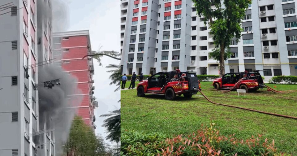 Firefighter unconscious after attending to Bukit Merah fire