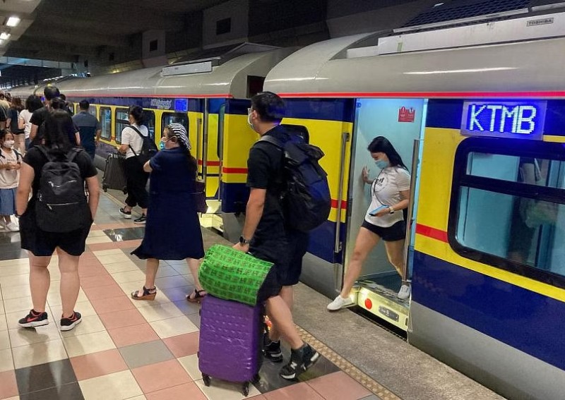 Woman falls moving train Woodlands Train Checkpoint